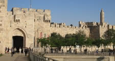 punto de encuentro del free tour de jerusalen en la puerta de jaffa